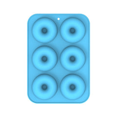 Oven Baking Tools Silicone Cake Donut Mold, 8 Even Brown, 6 Even Blue, 6 Even Purple, 6 Even Green, 6 Even Orange, 6 Even Yellow, 6 Even Red