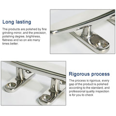 316 Stainless Steel Light-Duty Flat Claw Bolt Speedboat Yacht Ship Accessories, 100mm 4inch, 125mm 5inch, 150mm 6inch, 200mm 8inch, 250mm 10inch