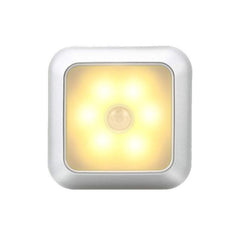 1143 Human Body Sensation Night Light Smart Home Sensing Lights, Silver White Light, Silver Warm Light, White Shell White Light, White Shell Warm Light
