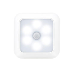 1143 Human Body Sensation Night Light Smart Home Sensing Lights, Silver White Light, Silver Warm Light, White Shell White Light, White Shell Warm Light