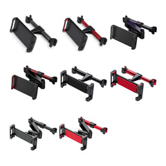 Car Seat Telescopic Bracket Car Rear Pillow Mobile Phone Bracket, 06 Upgrade Version Black, 06 Upgrade Version Red