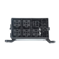 Car Modified 6-Way Insurance Box Total Control Plastic Shell Junction Box, 6-Way Insurance Box