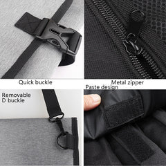 WESSLECO Chef Knife Tool Storage Bag Oxford Cloth Knife Bag, WESSLECO Gray