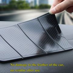 2 PCS R-1337 Multifunctional Folding Bracket Car Center Console Adhesive Bracket Mobile Phone Anti-Slip Mat Storage Mat, R-1337