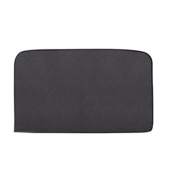 4 PCS Net Yarn Magnetic Suction Type Car Sunshade Curtain, Front Row Arc, Back Row Square, Thick Front Row Arc, Thick Back Row Square