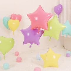 20 PCS Macaron Aluminum Film Balloons Birthday Wedding Party Supplies Random Style Color Delivery, Macaron Aluminum Film Balloons