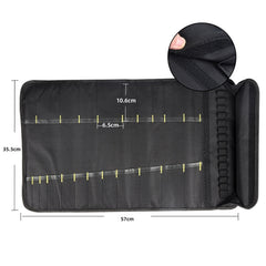 Chef Knife Storage Bag Portable Reel Knife Bag, Black, Blue