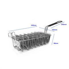 Stainless Steel Taco Tortilla Crust V-Shaping Tool ,Style:, 5 Inch  Clip, 4 Grid Fried Basket, 6 Grid Fried Basket, 8 Grid Fried Basket