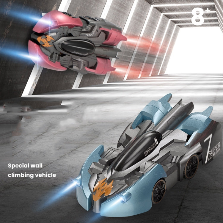 Remote Control Wall Climbing Car Mini Electric Remote Control Car Children Toy, Red Charge Handle RC Edition, Red Flame Handle RC Edition, Blue Break Handle RC Edition, Blue Lightning Handle RC Edition, Red Charge Watch RC Edition                      ...