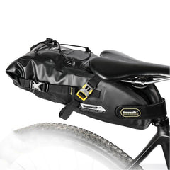 Rhinowalk RK19511 Full Waterproof Bicycle Saddle Tail Bag Big Capacity Road Bike Bag, RK19511 Black 10L, RK19512 Black 5L, RK19513 Black 13L