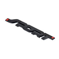 6 PCS  Metal 3D Stereo Car Sticker Modified Sport Tail Sticker Body Sticker, Silver, Black, Red