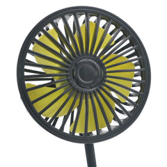 F408 Car Silicone Hose Fan Multi-Angle Adjustment USB Fan, F408