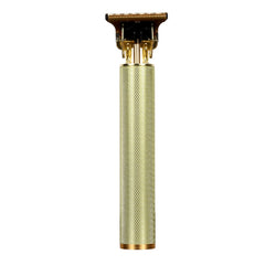 Hollow T-Shaped Steel Head Hair Trimmer USB Charging Carving Electric Hair Clipper, Steel Head (Gold), Steel Head (Silver), Steel Head (Gradient), Steel Head (Black)