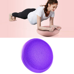 Yoga Balance Mat Foot Massage Balance Ball Ankle Rehabilitation Training Device, 34cm Brown, 34cm Orange, 34cm Red, 34cm Rose Red, 34cm Purple, 34cm Blue, 34cm Green