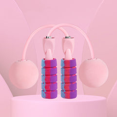 Fitness Fat Burning Exercise Cordless Skipping Rope with Weight Ball, Cordless Cherry Pink, Cordless Mint Green, Cherry Pink + Long Rope, Mint Green + Long Rope