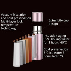 Children Student Insulation Water Cup Portable Mini Stainless Steel Insulation Cup, Specification:, Antibacterial Cup 150ml (Pink), Antibacterial Cup 150ml (Green), Antibacterial Cup 180ml (Pink), Antibacterial Cup 180ml (Green)