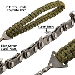 Outdoor Sports Hand Chainsaws Braided Umbrella Rope Camping Survival Pocket Saw, Umbrella Rope