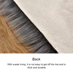 Love Heart Rugs Artificial Wool Sheepskin Hairy Carpet Faux Floor Mat Fur Plain Fluffy Soft Area Rug Tapetes, 30*40cm