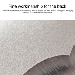 Pure Real Wool Sofa Cushion Fur Full Whole Sheepskin Carpet Window Decoration Mat, 60x90cm