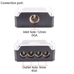 Car Audio Power Amplifier One Point Four Junction Box Hub Splitter, Hub Splitter