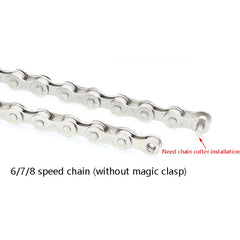 Mountain Road Bike Chain Electroplating Chain, Specification:, 6/7/8 Speed, 9 Speed chain, 10 Speed, 11 Speed