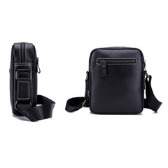 BUFF CAPTAIN 228 Men Leather Shoulder Bag First-Layer Cowhide Casual Mini Diagonal Bag