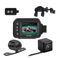 MT30 720P Waterproof Motorcycle Driving Recorder Locomotive Front And Rear Double Lens Recorder, MT30