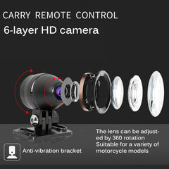 MT35B 1080P Waterproof HD Motorcycle Driving Recorder Mobile Phone Interconnection Locomotive Recorder, MT35B