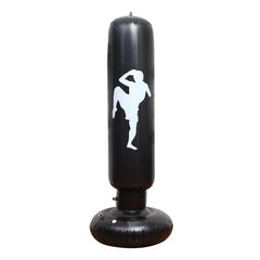 Inflatable Boxing Punching Bag Vertical Children Adult Vent Fitness Inflatable Tumbler Boxing Column, Height：1.5m, 1.5m