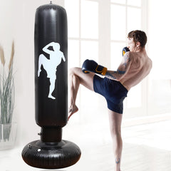 Inflatable Boxing Punching Bag Vertical Children Adult Vent Fitness Inflatable Tumbler Boxing Column, Height：1.5m, 1.5m