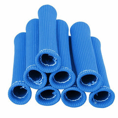 8 PCS / Set High-Temperature Car Spark Plug Protective Cover Spark Plug Heat Shield, Black, Red, Blue