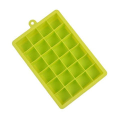24 Grids Silicone Ice Cube Tray Molds Square Shape Ice Cube Maker Fruit Popsicle Ice Cream Mold, 24-Grid(Dark blue), 24-Grid(Grass green), 24-Grid(Rose red), 24-Grid(Sky blue), 24-Grid(Light purple)