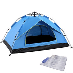 TC-014 Outdoor Beach Travel Camping Automatic Spring Multi-Person Tent, For 3-4 People