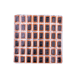 48pcs /Sheet Car Vacuum Tire Film Bicycle Motorcycle Tire Repair Film, Style:, Round, Square
