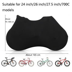 WEST BIKING Bicycle Dust Cover Bicycle Dust-Proof Protective Cover, Black, Letter