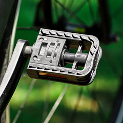 West Biking YP0802082 Bicycle Folding Pedal Bike Ball Axle Foot Pedal, YP0802082