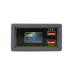 Car DC Voltage Electricity Table 12/24V Battery Lead-Acid Battery Turn 5V USB Fast Charge Display, Car DC Voltage Electricity Table