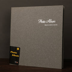 12 inch Suede Handmade DIY Pasted Film Photo Album, Black Gilt, Red Dust Family, Persian Blue, Premium Grey Coffee, Golden Year