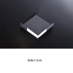 Transparent Acrylic Geometric Photo Props Photography Background Plate Ornaments, 2 PCS Square 8x8x1.5cm, Square 12x12x1.5cm, 2 PCS Round 8x1.5cm, Round 12x1.5cm, Rectangular 15x8x1.5cm, Rectangular 20x12x1.5cm, Rectangular 19.5x9.4x1cm                ...