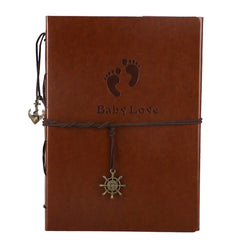 DIY Photo Scrapbook Handmade Children Growth Commemorative Album, Specification： Large Skirt Girl, Large Skirt Girl, Large Elk, Small Feet, Large Feet, Small Heart, Small LOVE