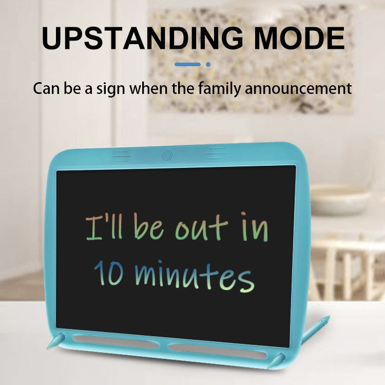 15inch Charging Tablet Doodle Message Double Writing Board LCD Children Drawing Board, Monochrome Lines (Blue), Monochrome Lines (Pink), Monochrome Lines (Black), Blue Colorful Lines (Blue), Colorful Lines (Pink), Colorful Lines (Black)