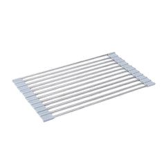 Folding Water Filters Kitchen Rack Sink Bowl Chopsticks Filters, Style:, Stainless Steel 42x22cm, Stainless Steel 37x22cm, Stainless Steel 33x22cm, Silicone Round 44.5x43cm