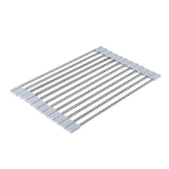 Folding Water Filters Kitchen Rack Sink Bowl Chopsticks Filters, Style:, Stainless Steel 42x22cm, Stainless Steel 37x22cm, Stainless Steel 33x22cm, Silicone Round 44.5x43cm