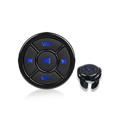 Car Mobile Phone Remote Control Bluetooth Wireless Multimedia Button Remote Control Music Playback Selfie, Black, Black With Buckle