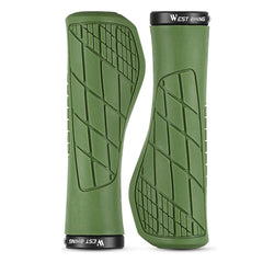 1 Pair WEST BIKING YP0804060 Bicycle Grips Mountain Bike Non-Slip Rubber Grips, YP0804060