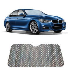 SHUNWEI 2 PCS Car Front Windshield Sunshade Summer Sun Protection And Heat Insulation Shading Board, R-3934 130x70cm (Hatchback), R-3920 130x60cm (Hatchback), R-3921 140x70cm (Sedan), R-3922 140x75cm (SUV Off-road Vehicle)