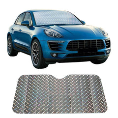 SHUNWEI 2 PCS Car Front Windshield Sunshade Summer Sun Protection And Heat Insulation Shading Board, R-3934 130x70cm (Hatchback), R-3920 130x60cm (Hatchback), R-3921 140x70cm (Sedan), R-3922 140x75cm (SUV Off-road Vehicle)