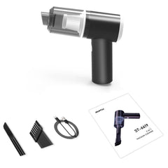 Car Dry And Wet Wireless Handheld Vacuum Cleaner, Black, White