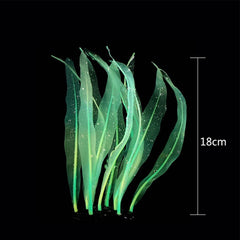 Aquarium Fish Tank Decoration Landscape Silicone Simulation Coral Artificial Kelp Landscape Decoration, Size:, HZ007 18cm Small, HZ006 25cm Medium, HZ005 43cm Large
