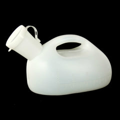 2000ML Travel Potty Baby Child Leakproof Portable Urinal Men with Cover Thickened Elderly Adult Large Capacity Night Pot, 2 PCS 2000ML(White)